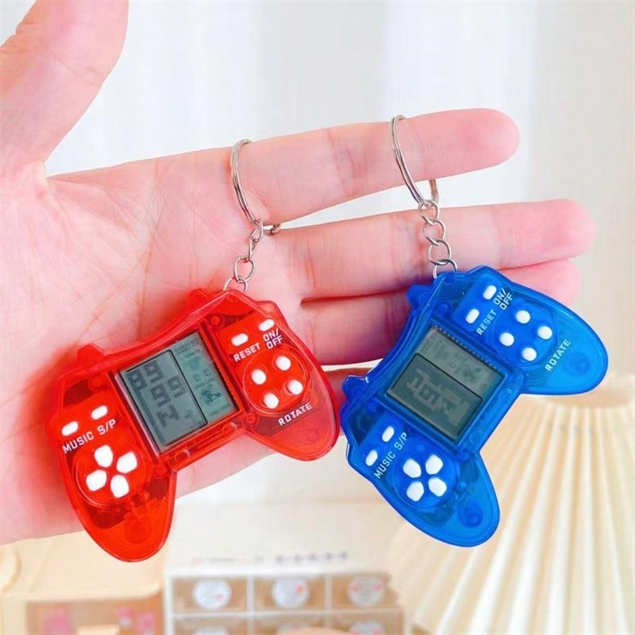Video Game Controller Keychains 12 Pack, Mini Gamer Party Favors for Birthday Gift Bags, School Celebrations and Backpack Accessories, Style 1