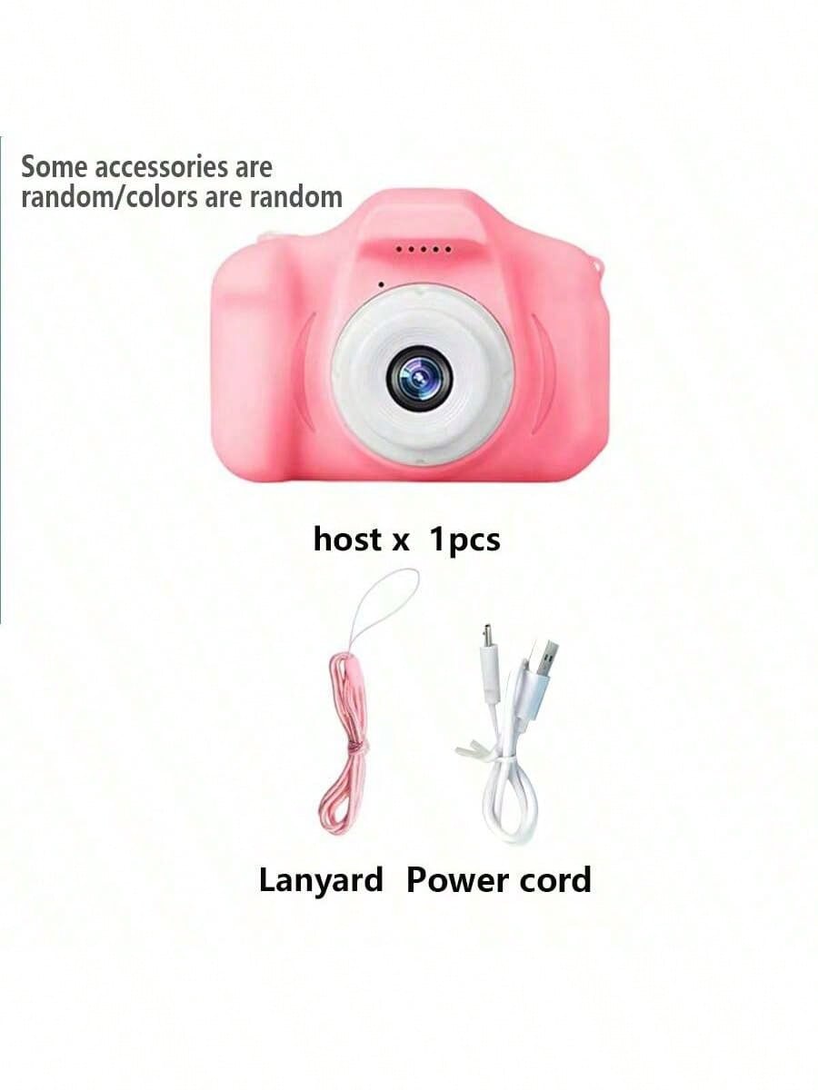 Kids Digital Selfie Camera with Video Recording and USB Charging, Children's Photography Camera in Blue or Pink for Birthday and Holiday Gifts