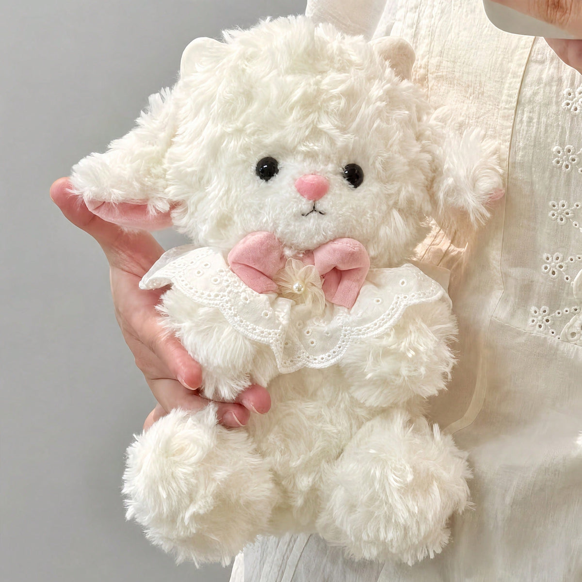 Birthday Sheep Plush Toy, Soft Fluffy Lamb Stuffed Animal with A, B and C Style Options for Birthday Surprises, Gifts and Bedroom Decor