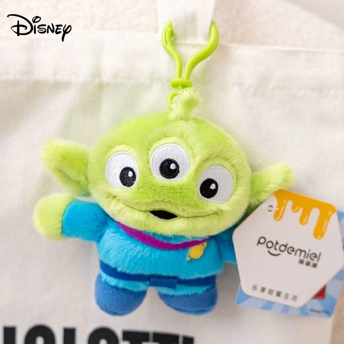Three-Eyed Plush Keychain Pendant, 10cm Character or 11cm Flower Style Bag Charm for Backpack Decor, Birthday Surprises and Holiday Gifts