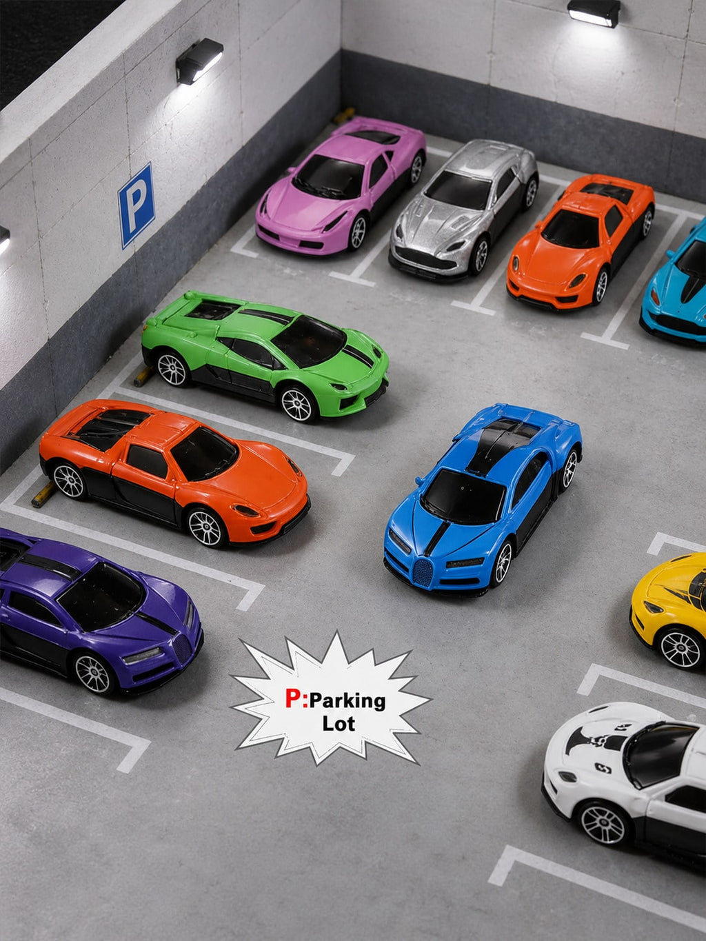Mini Die Cast Race Cars Set, 6 or 12-Piece Alloy Sports Car Models with Pull Back Action for Kids, Birthday Gifts and Racing Party Favors