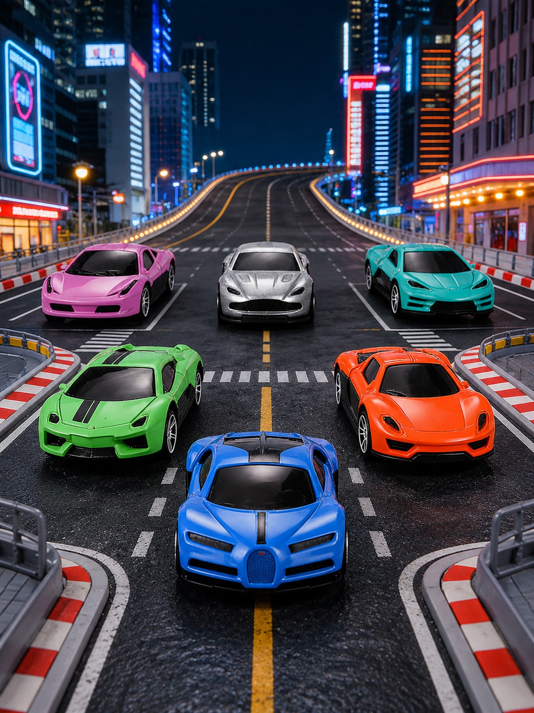 Mini Die Cast Race Cars Set, 6 or 12-Piece Alloy Sports Car Models with Pull Back Action for Kids, Birthday Gifts and Racing Party Favors