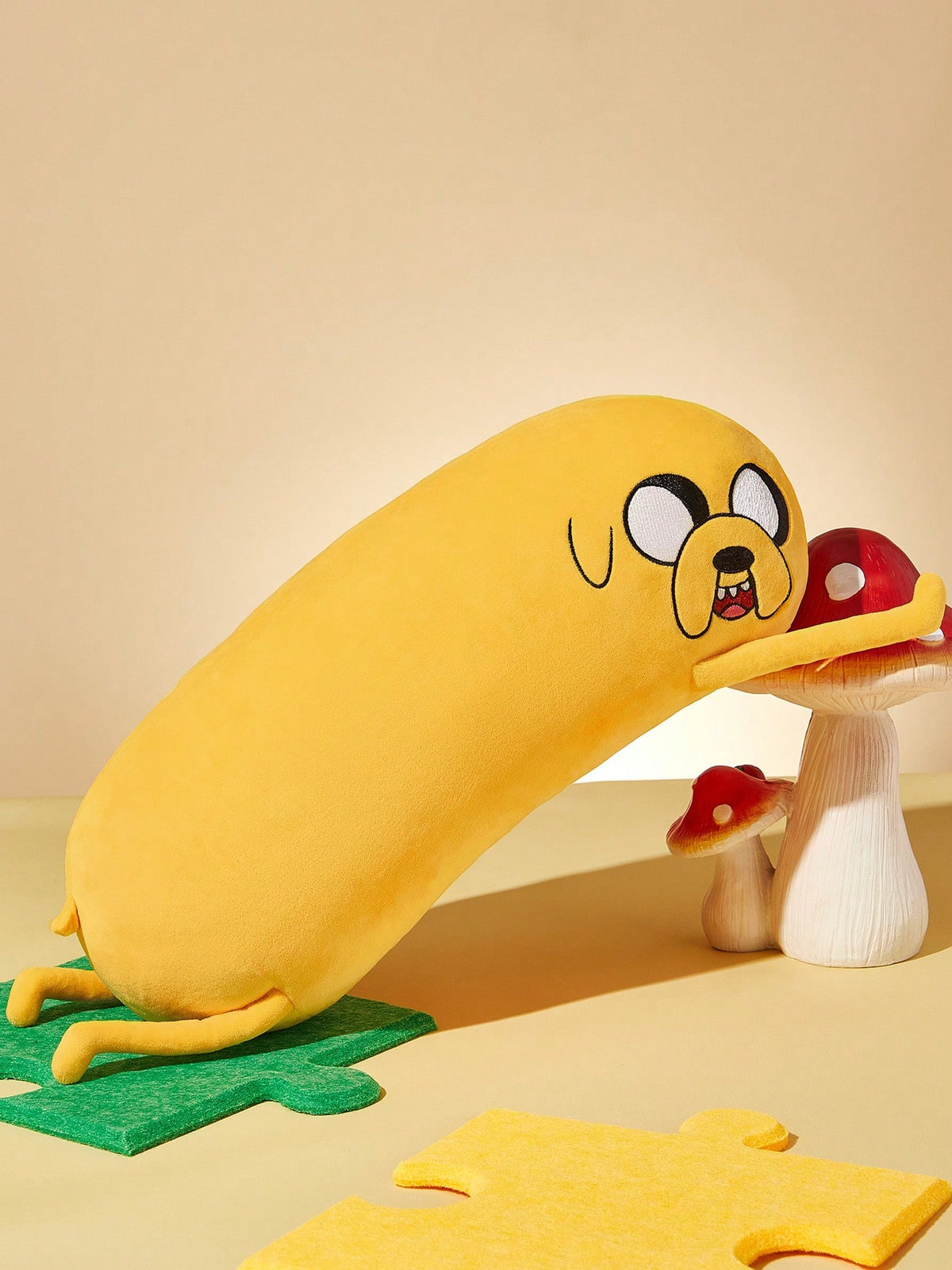 Adventure Time Plush Doll with Embroidered Details, Soft Cartoon Collectible for Sofa Decor, Room Displays and Birthday Gifts, 1 Piece