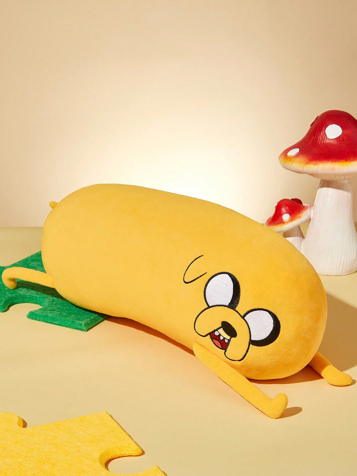 Adventure Time Plush Doll with Embroidered Details, Soft Cartoon Collectible for Sofa Decor, Room Displays and Birthday Gifts, 1 Piece