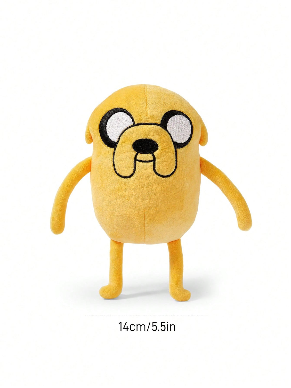 Adventure Time Plush Doll with Embroidered Details, Soft Cartoon Collectible for Sofa Decor, Room Displays and Birthday Gifts, 1 Piece