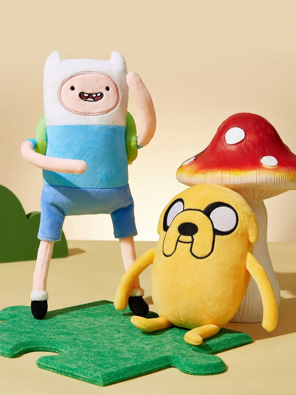 Adventure Time Plush Doll with Embroidered Details, Soft Cartoon Collectible for Sofa Decor, Room Displays and Birthday Gifts, 1 Piece
