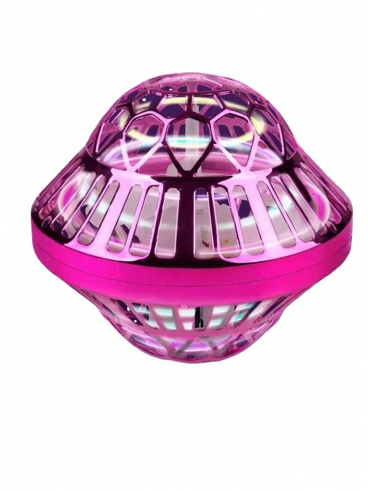 Flying Orb Ball Toy with LED Lights, Auto-Rebound Hand-Controlled Hovering Spinner for Indoor Outdoor Play, Gifts for Boys and Girls Ages 6+