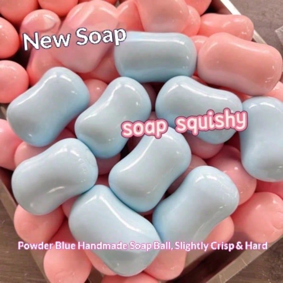 ASMR Soap Bar Squeeze Toy, Soft Glossy Crunchy Sensory Fidget for Tactile Desk Breaks, Birthday and Christmas Gift, 1 Piece