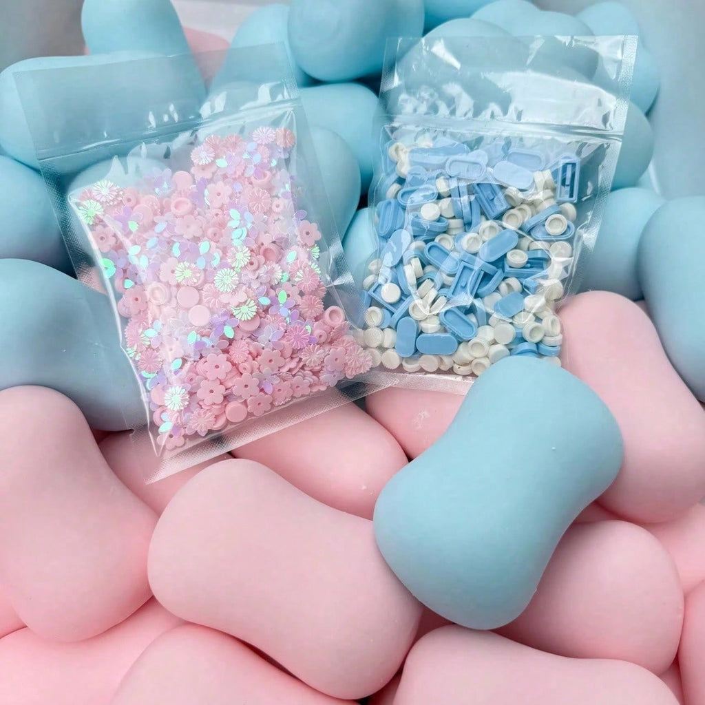 ASMR Soap Bar Squeeze Toy, Soft Glossy Crunchy Sensory Fidget for Tactile Desk Breaks, Birthday and Christmas Gift, 1 Piece
