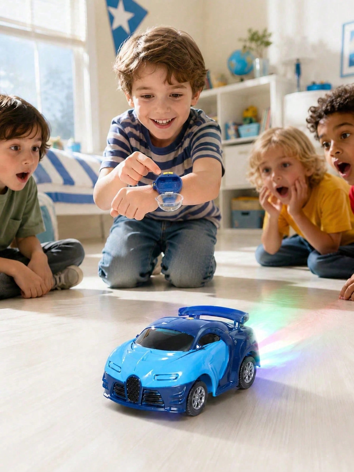 Watch Controlled RC Car for Kids Ages 3-12, Mini Alloy Racing Vehicle with Wireless Watch-Style Remote, Eight Color Options for Birthday and Holiday Gifts