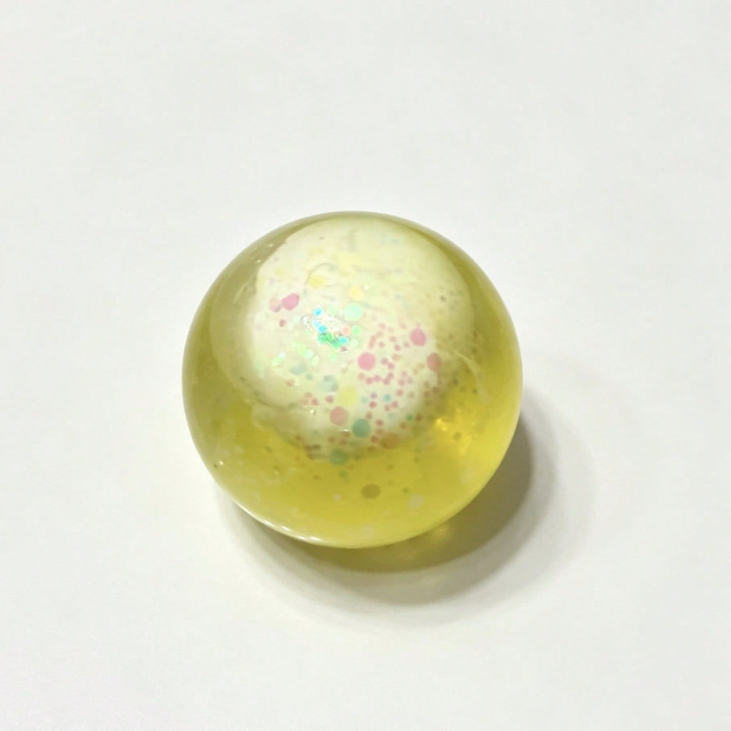 Glitter Snowball Sensory Ball, Soft Cloud-Touch Crunchy ASMR Squeeze Fidget Toy for Tactile Desk Breaks, Birthday and Christmas Gifts, 1 Piece