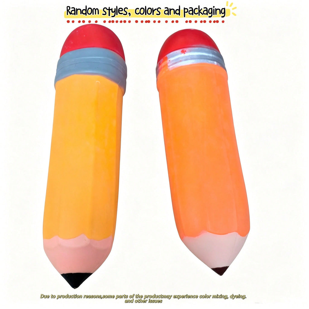 Pencil Squeeze Toy, Oversized Realistic Slow Rebound Squishy Fidget for Students and Office Workers, Soft Desktop Stress Relief and Funny Holiday Gift