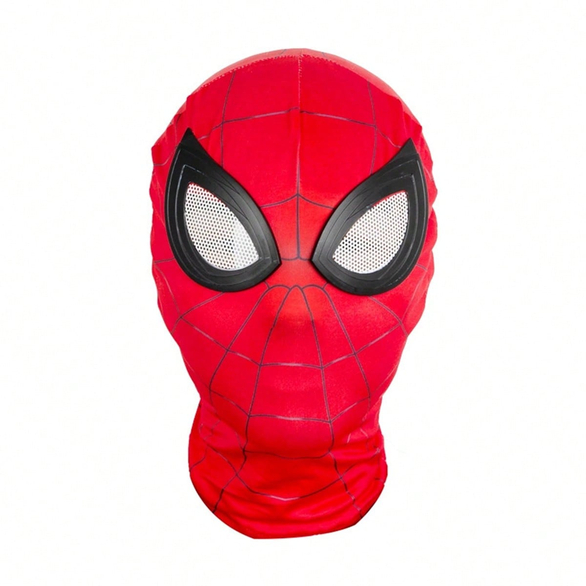 Spider Web Mask Full Face Superhero Costume Mask for Kids and Adults, Breathable Mesh Elastic Fabric Cosplay Headwear for Halloween Parties, Role Play and Themed Events