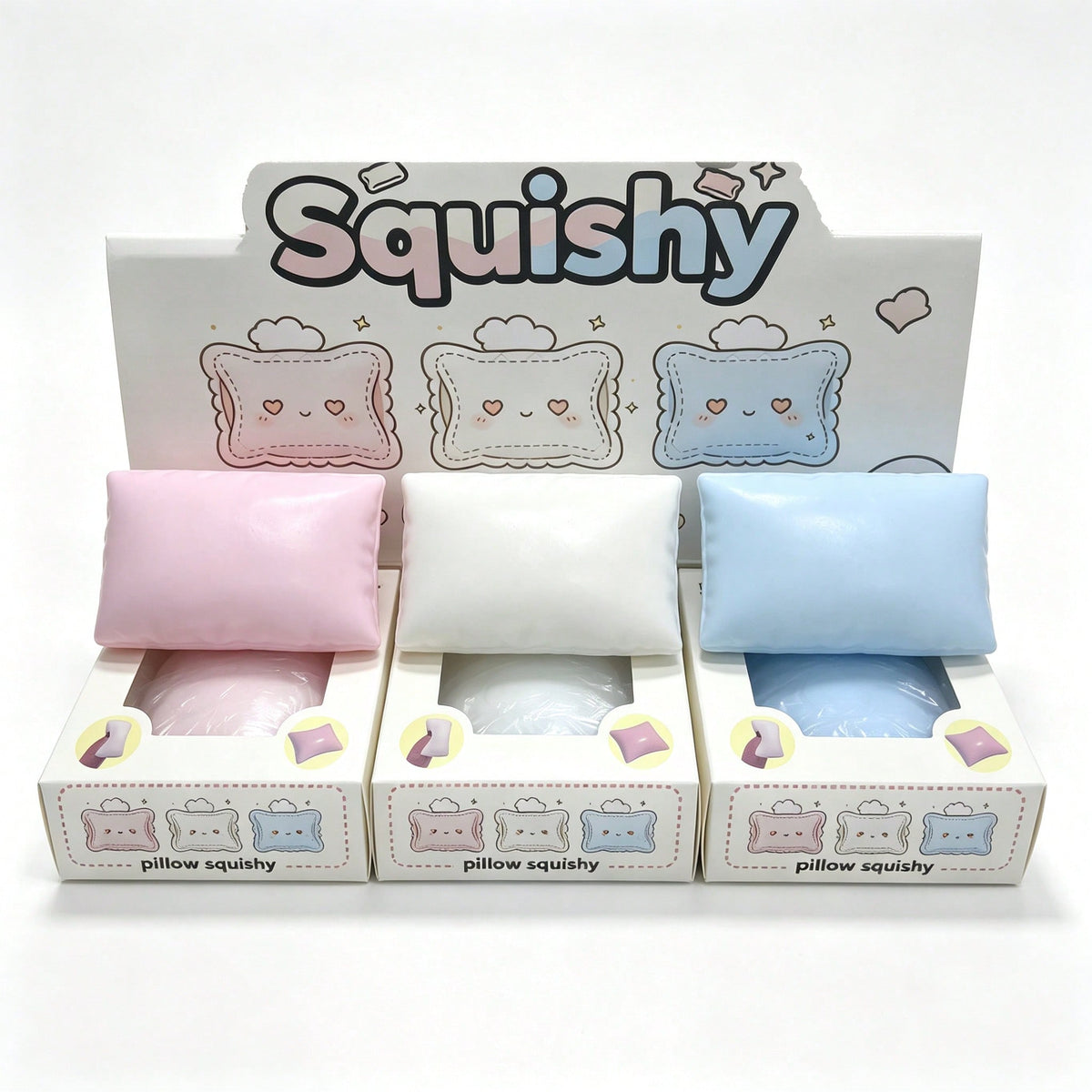 Pillow Fidget Squeeze Toy, Crunchy ASMR Moldable Sensory Toy for Desktop Breaks, Novelty Birthday and Christmas Gift, 1 Piece