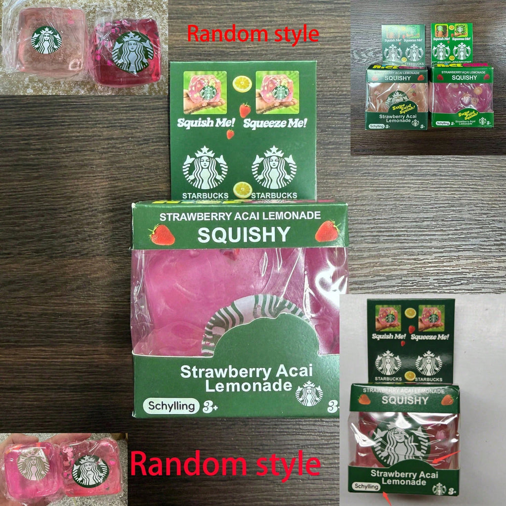 Glitter Squishy Cube Squeeze Toy, Transparent Elastic TPR Sensory Fidget with Colorful Sparkles and Soft Rebound, Desktop Decoration Gift, 1 Piece