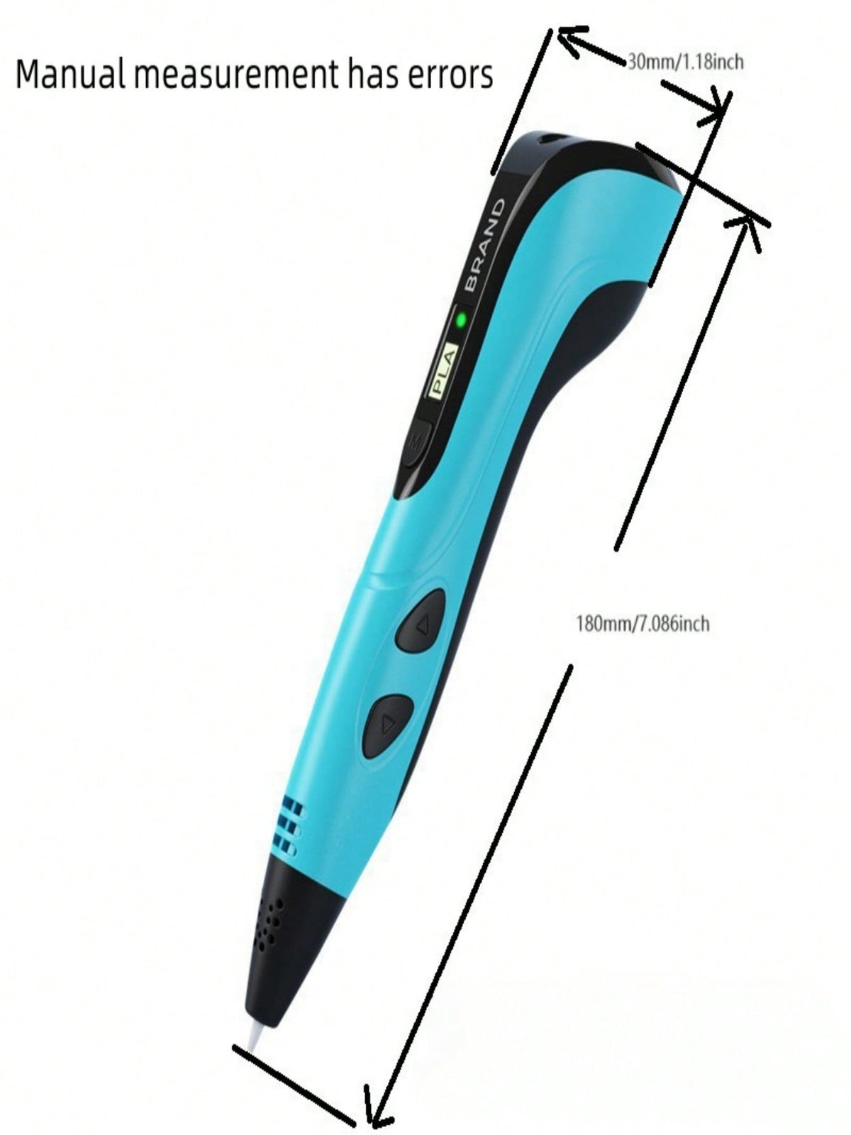 3D Printing Pen for Kids with 3 Adjustable Speeds, DIY Doodle Drawing Tool and Color Refill Options for Supervised Creative STEM Activities