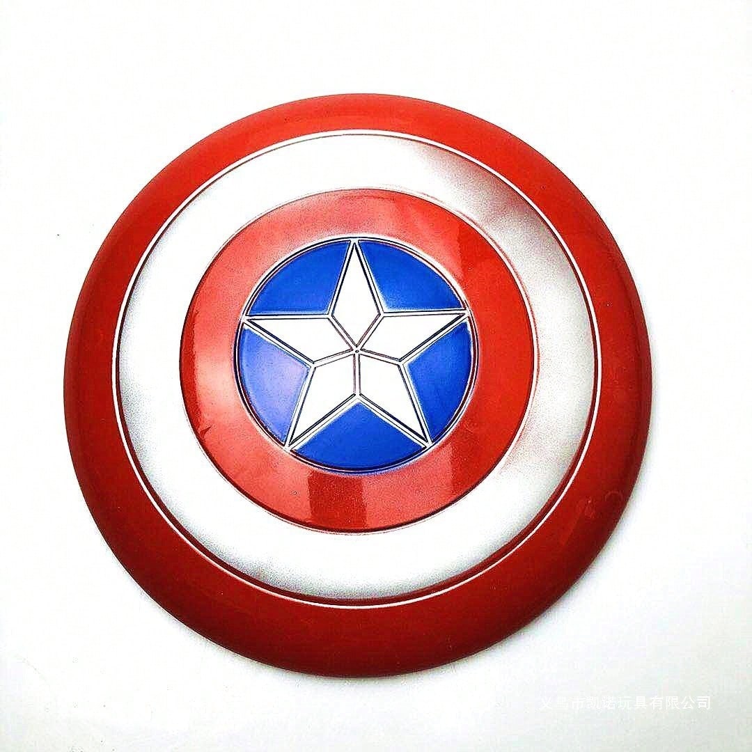 Superhero Shield Toy, Round Plastic Costume Prop for Pretend Play, Halloween Cosplay and Birthday Party Gifts, 1 Random Cartoon Hero Style