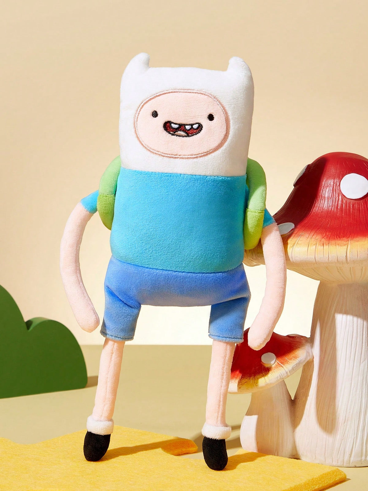 Adventure Time Plush Doll with Embroidered Details, Soft Cartoon Collectible for Sofa Decor, Room Displays and Birthday Gifts, 1 Piece