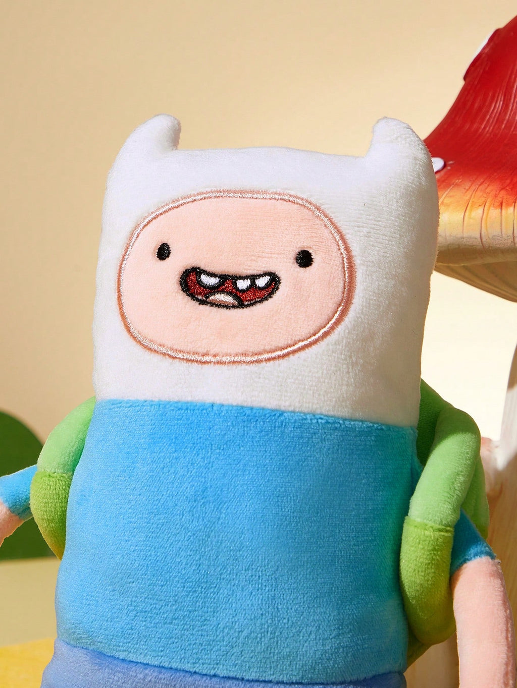 Adventure Time Plush Doll with Embroidered Details, Soft Cartoon Collectible for Sofa Decor, Room Displays and Birthday Gifts, 1 Piece