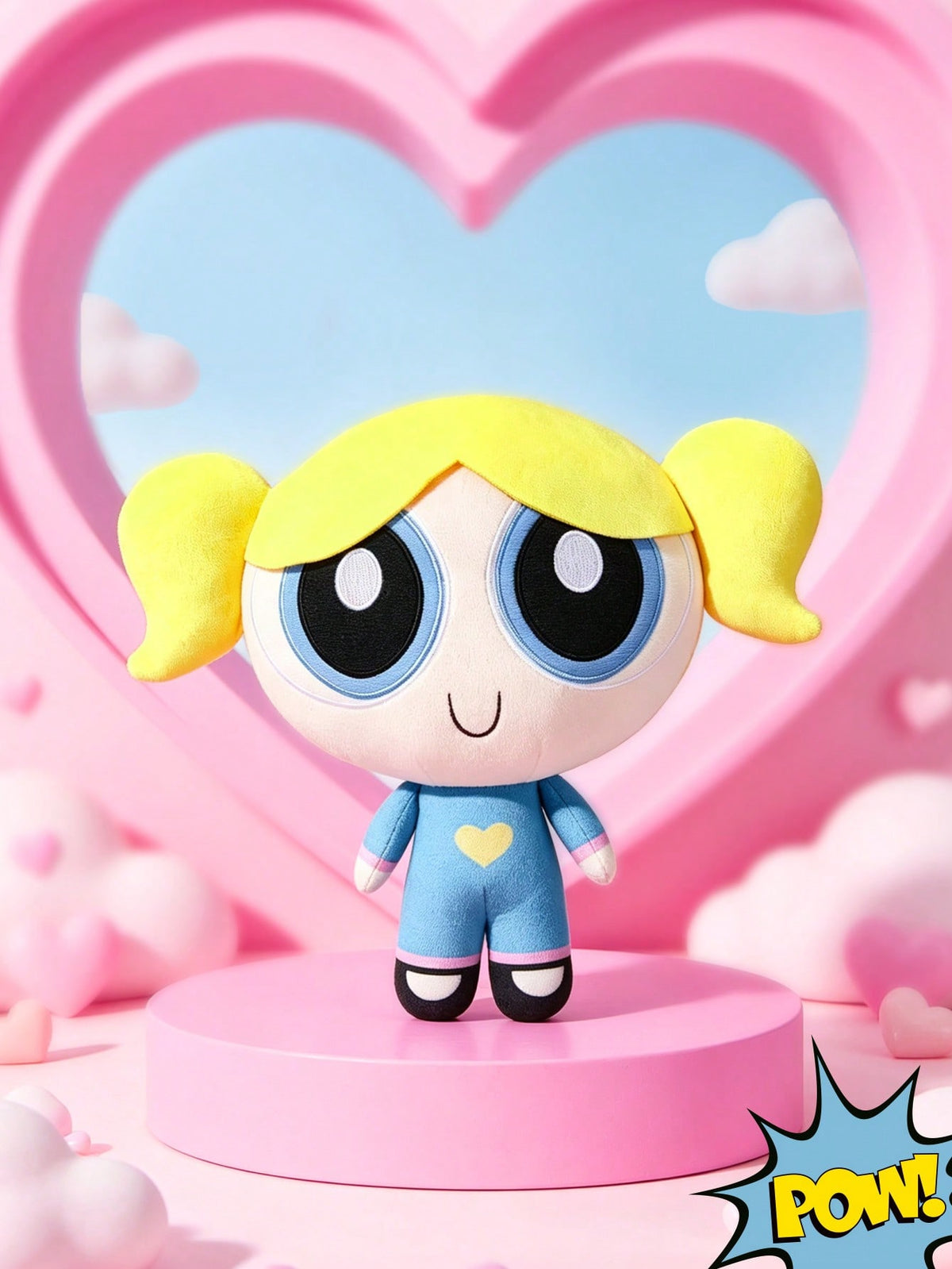 Adventure Time Plush Doll with Embroidered Details, Soft Cartoon Collectible for Sofa Decor, Room Displays and Birthday Gifts, 1 Piece