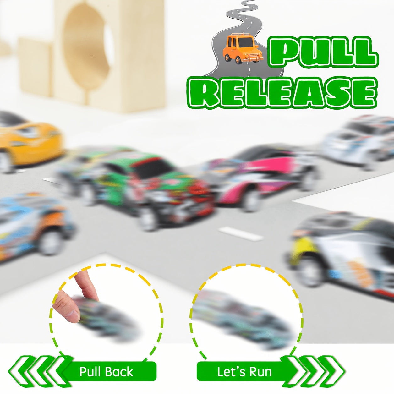Pull Back Cars Bulk 72pcs Mini Race Cars for Kids - Party Favors Classroom Prizes Goodies Bag Fillers Easter Basket Stuffers Birthday Gifts Ages 3+