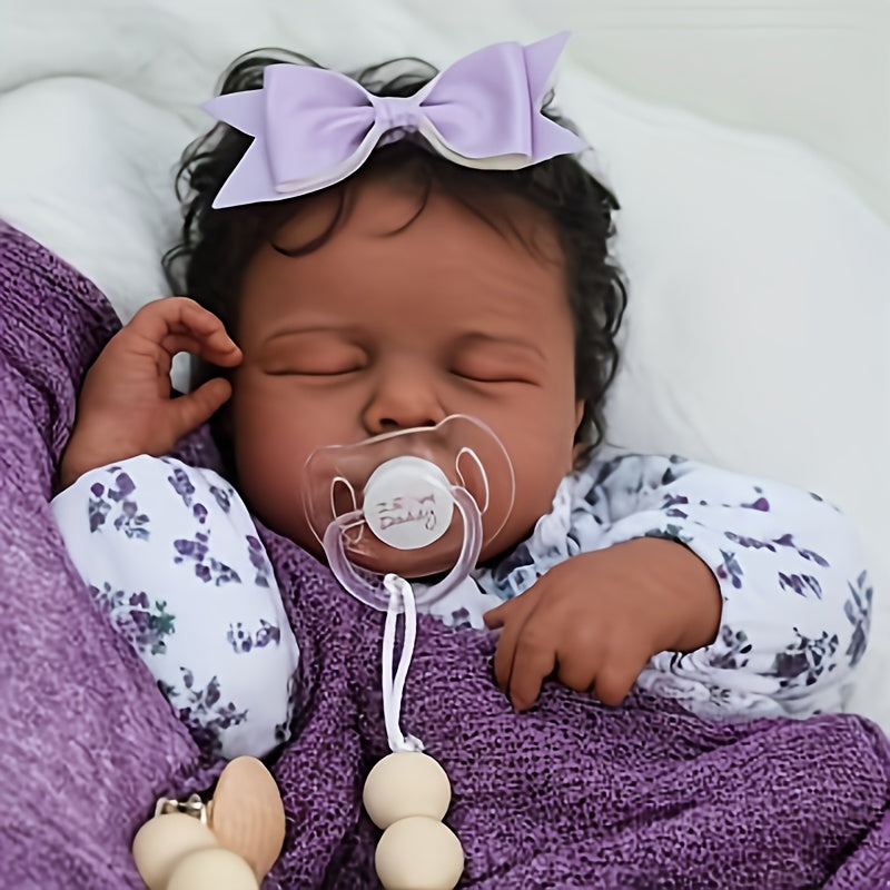 VIVIDOLL 19 Inch Realistic Newborn Reborn Doll with Lifelike Face & Limbs – Premium Craftsmanship Reborn Baby Doll for Kids Ages 3+ & Collectors, Doll Only, No Accessories, Birthday & Christmas Gift
