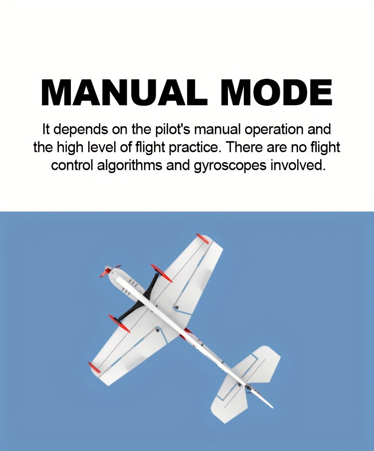 RC Plane 6CH Brushless Motor Remote Control Airplane One-Key Stunt Glider 150M Altitude 2 Batteries Beginner and Experienced Pilots Outdoor Flying Gift