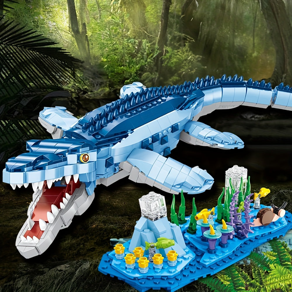 Dinosaur Building Blocks STEM Set 1158 Pieces Mesiondy – Large Dino Brick Construction Kit for Kids Ages 6+, Creative Educational Toy Boys Girls, Birthday Christmas Gift for Dinosaur Lovers