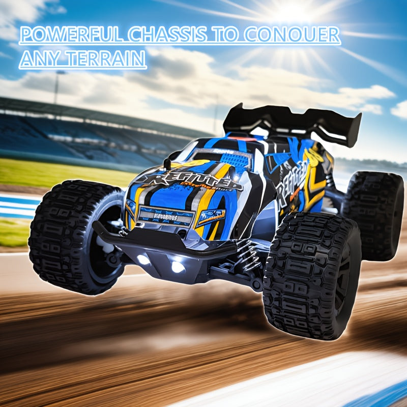 1:18 Scale 4WD High-Speed RC Car 35+ KM/H All-Terrain Off-Road Remote Control Truck - 2.4GHz Hobby-Grade Racing Crawler for Adults Kids Boys Birthday Gift