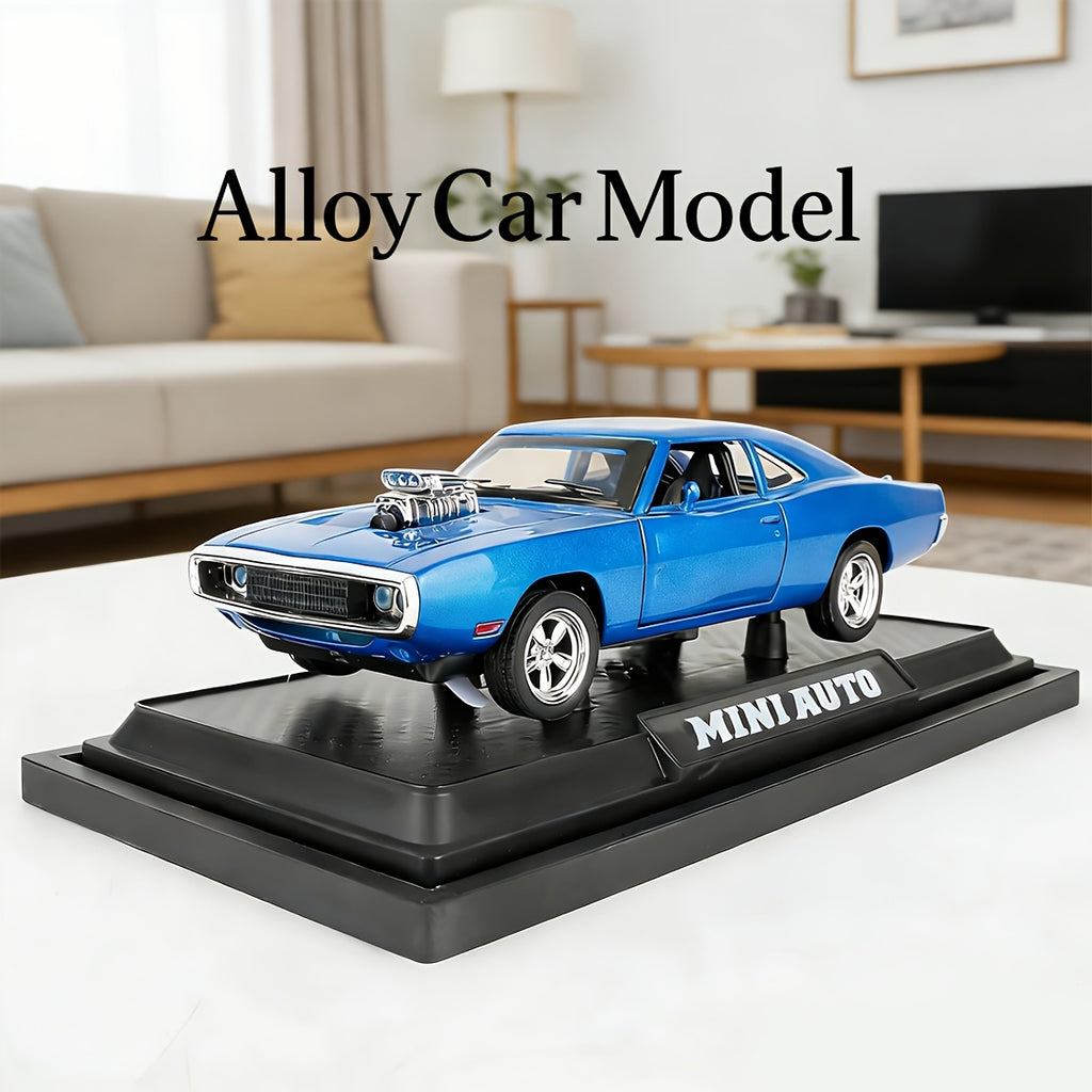 1:32 Scale Die-Cast Dodge Challenger Model Car – Zinc Alloy Static Replica Collectible Gift for Car Enthusiasts, Adults & Teens