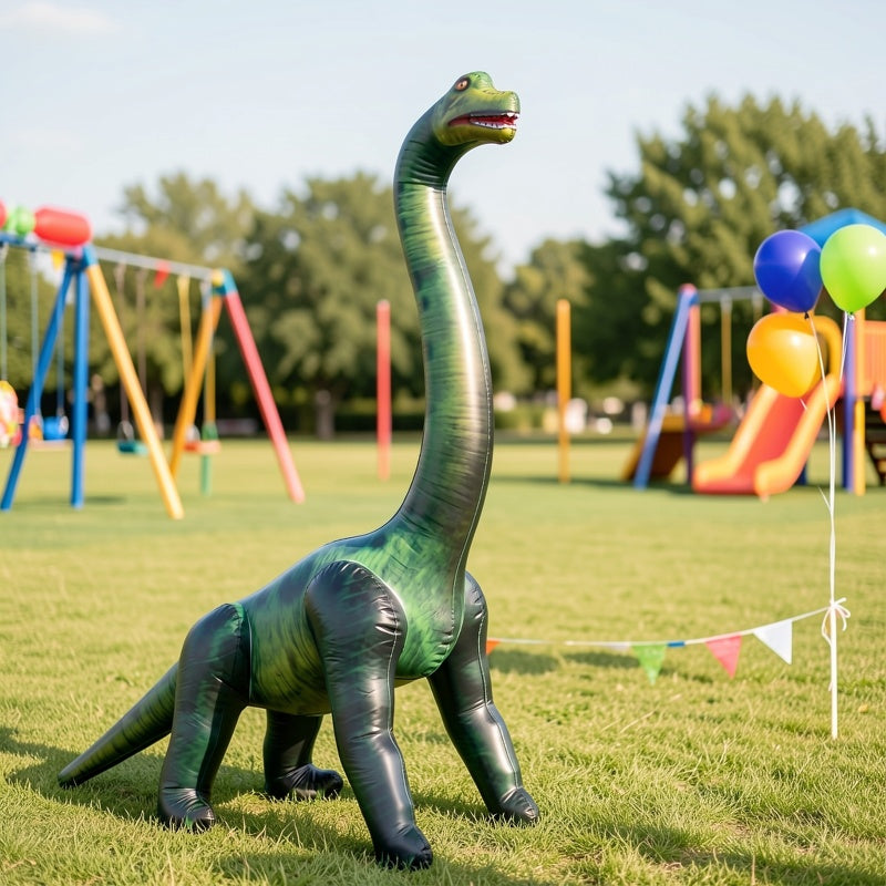 Giant Inflatable Brachiosaurus Dinosaur Toy 51 Inch – Freestanding Blow Up Dinosaur for Party Decorations & Photo Prop – Birthday & Christmas Gift for Kids & Adults – Lifelike Dino Decor