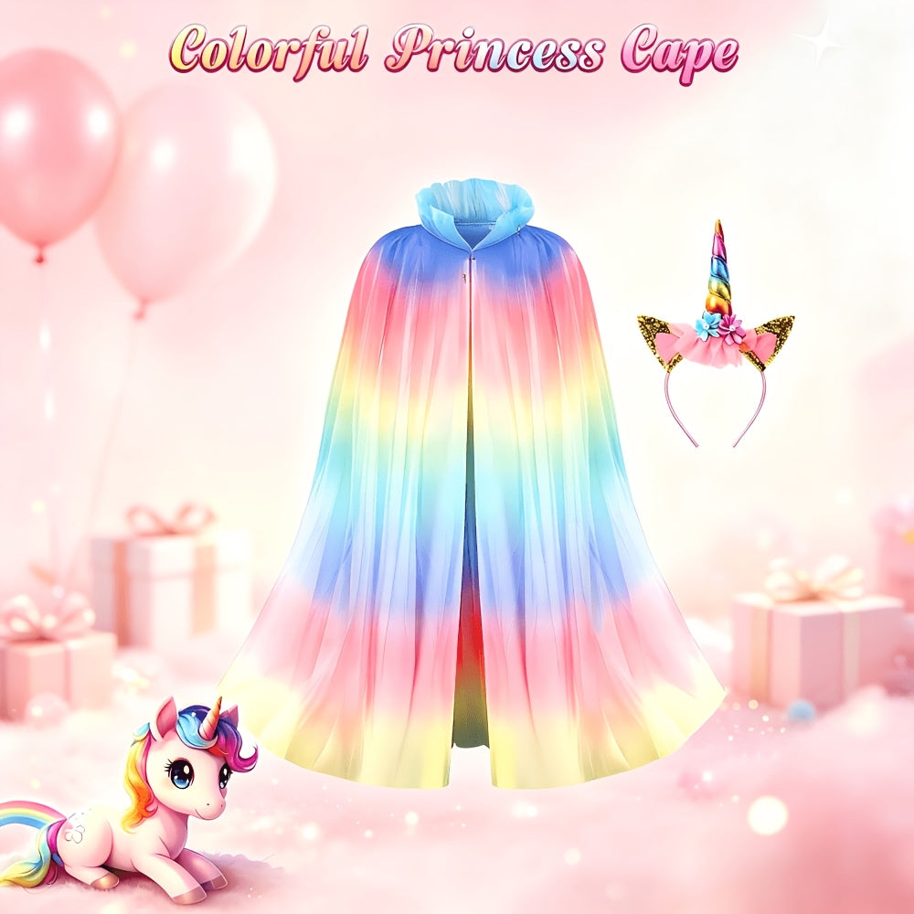 Princess Dress Up Clothes for Girls 18-Piece Role Play Costume Gift Set, Princess Dress Up Toys, Birthday Christmas Party Gift for Girls Ages 3-6