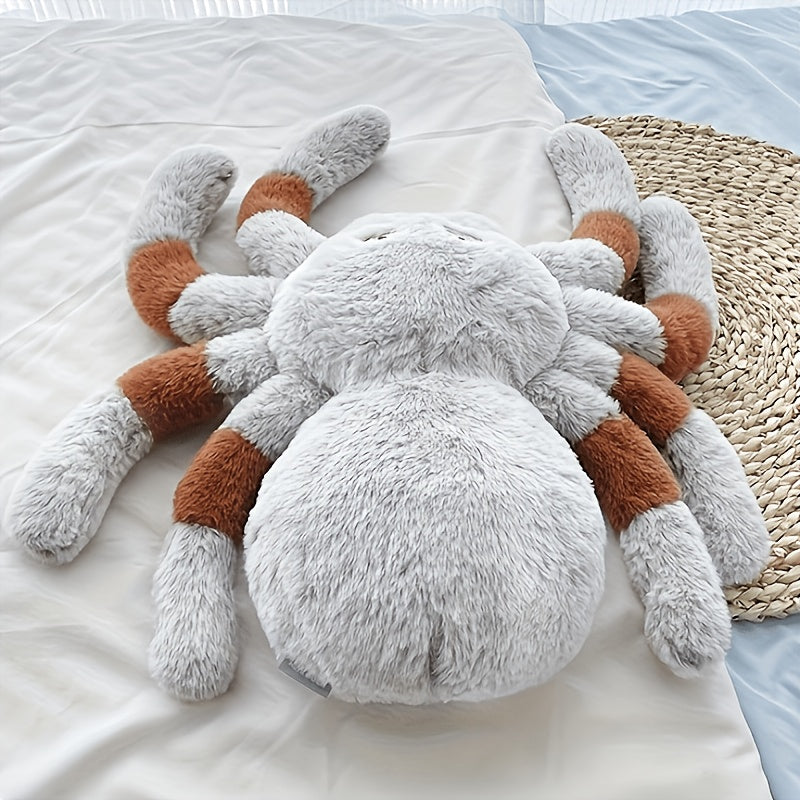 Spider Plush Toy Stuffed Animal - Mixed Color Polyester Fiber Soft Spider Plush, Sofa Pillow, Home Decor, Halloween Christmas Decoration, Birthday Gift for Women Girls Spider Lovers