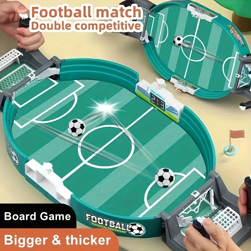 Kids Portable Tabletop Football Game Set Ages 3-6 with 6 Balls Standalone Table Design Family Party Game Christmas Halloween Thanksgiving Gift