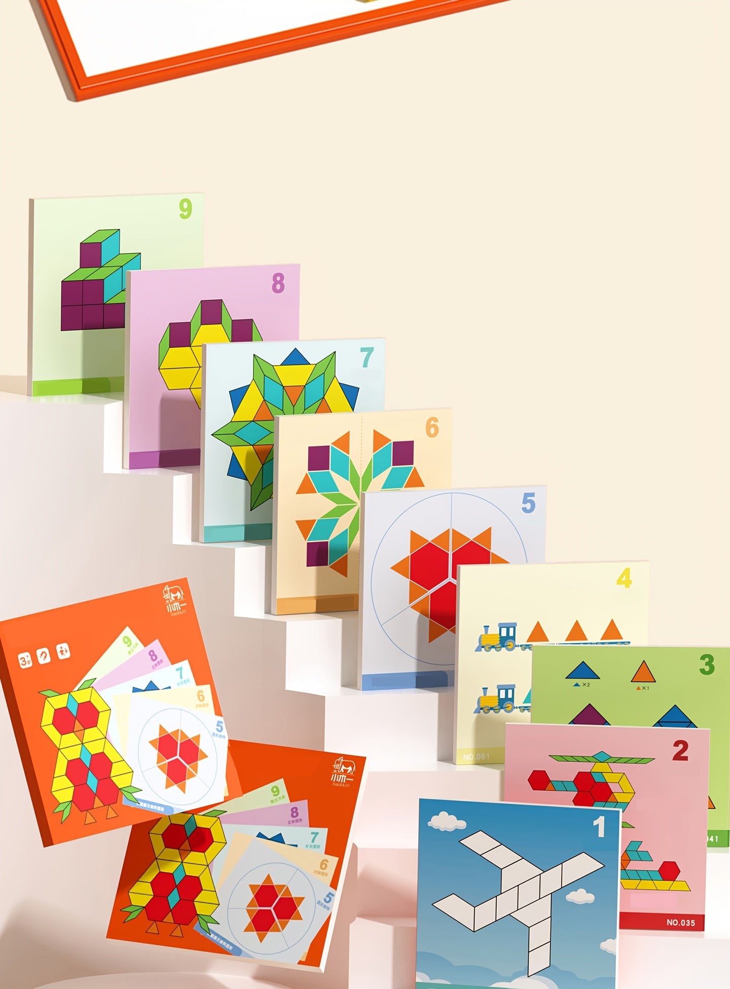 Magnetic Wooden Puzzle for Kids Ages 3-8 – Creative Geometric Shape Building Blocks STEM Educational Toy 128-280 Pieces