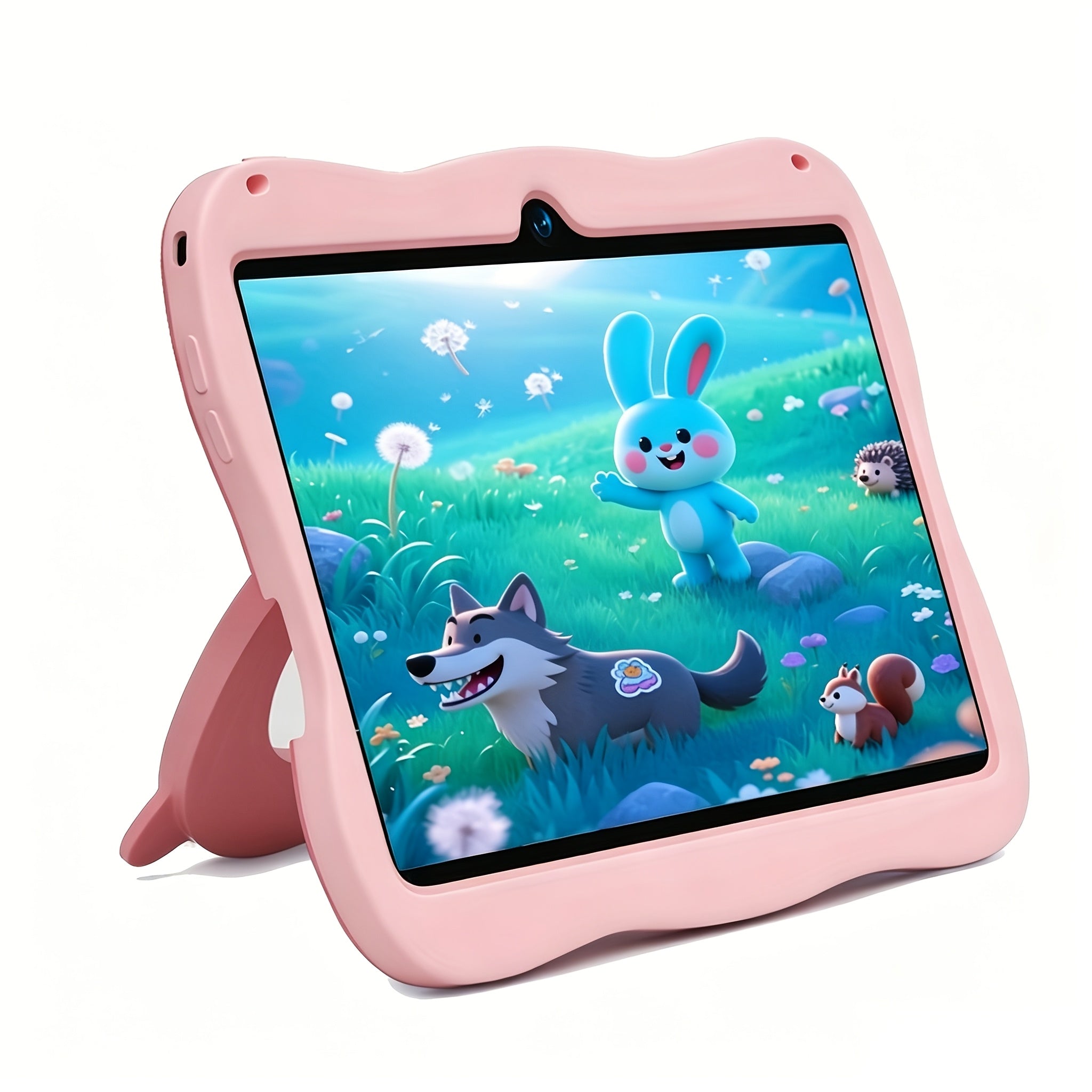 Kids Tablet 7-Inch HD Screen Android 14 6GB RAM 32GB ROM with EVA Shockproof Case Parental Controls Ad-Free Educational Apps – Best Gift for Children Boys Girls