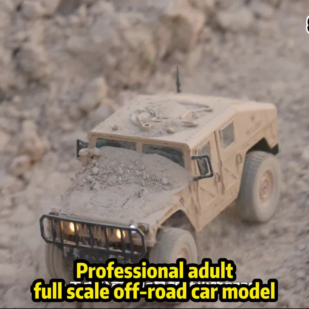 RC Off-Road Crawler Truck C8835 Full Scale Adult Remote Control Car Climbing Variable Speed Belt Simulation LED Lights Multiple Modes Hobby Gift for Men
