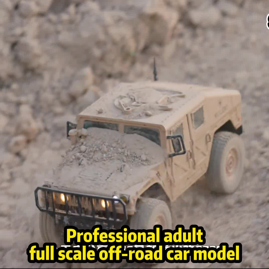 RC Off-Road Crawler Truck C8835 Full Scale Adult Remote Control Car Climbing Variable Speed Belt Simulation LED Lights Multiple Modes Hobby Gift for Men