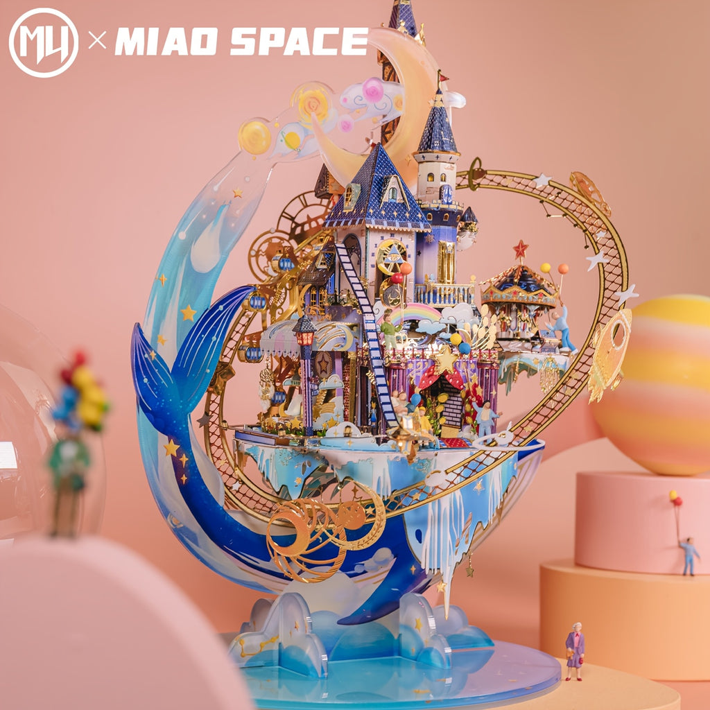3D Metal Puzzle Star Playground Model Kit – Handcrafted Garden Building Set, Unique Birthday Gift for Teens Adults Girlfriends, Ages 14+