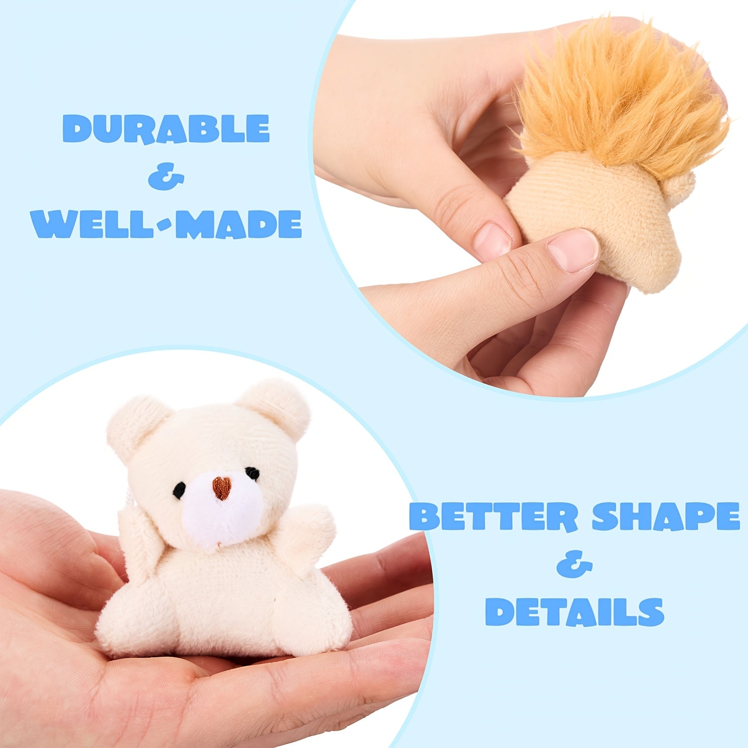 Mini Stuffed Animal Keychain Set 24 Pcs – Soft Plush Animal Figures with Lanyard, Easter Egg Stuffers, Party Favors, Classroom Prizes, Carnival Rewards & Bulk Birthday Gifts for Kids