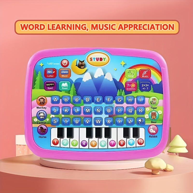 Kids Educational Learning Machine with 2.2" Screen – Alphabet, Numbers, Music, Animal Sounds & Piano – Early Learning Tablet Toy for Toddlers & Preschoolers