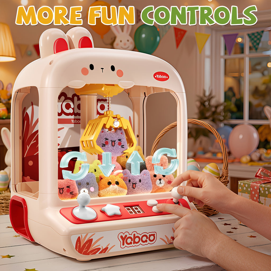 Mini Claw Machine for Kids Unicorn Arcade Vending Toy - Fun Party Game Birthday Gift for Girls Boys Ages 3+, Purple Green Pink
