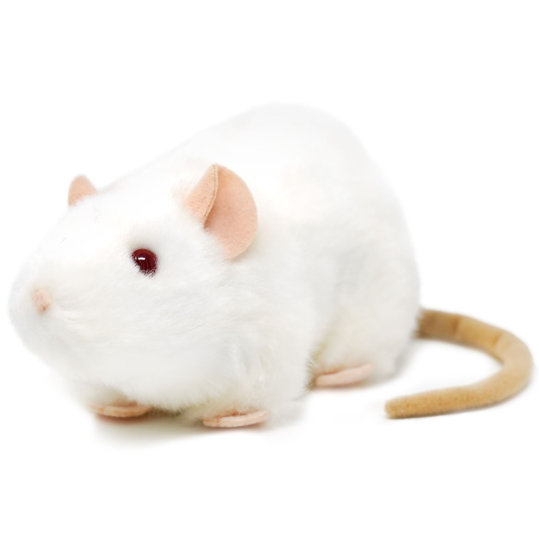 White Rat Stuffed Animal Plush 7 Inch – Wylie the Soft Cuddly Rat Plush Toy by Viahart, CPSIA Safe, Ages 3+, Unique Gift for Animal Lovers & Collectors