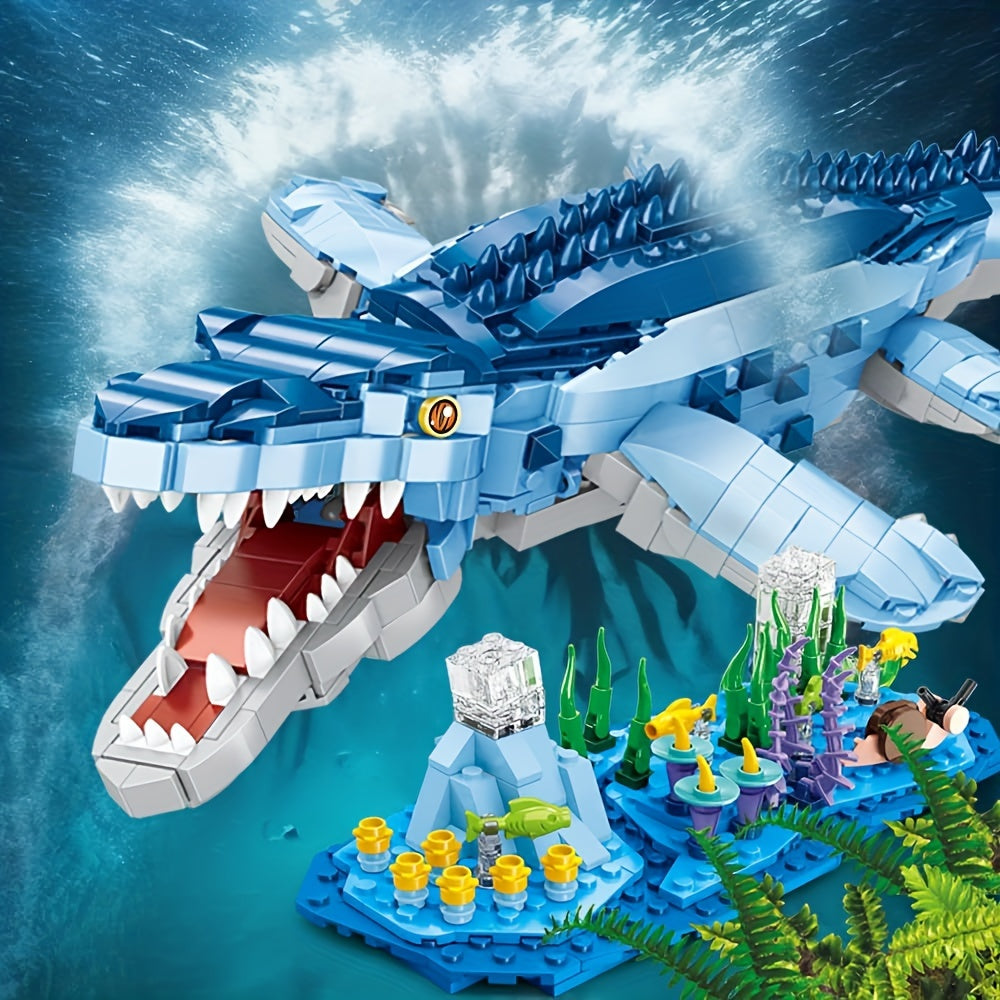 Dinosaur Building Blocks STEM Set 1158 Pieces Mesiondy – Large Dino Brick Construction Kit for Kids Ages 6+, Creative Educational Toy Boys Girls, Birthday Christmas Gift for Dinosaur Lovers