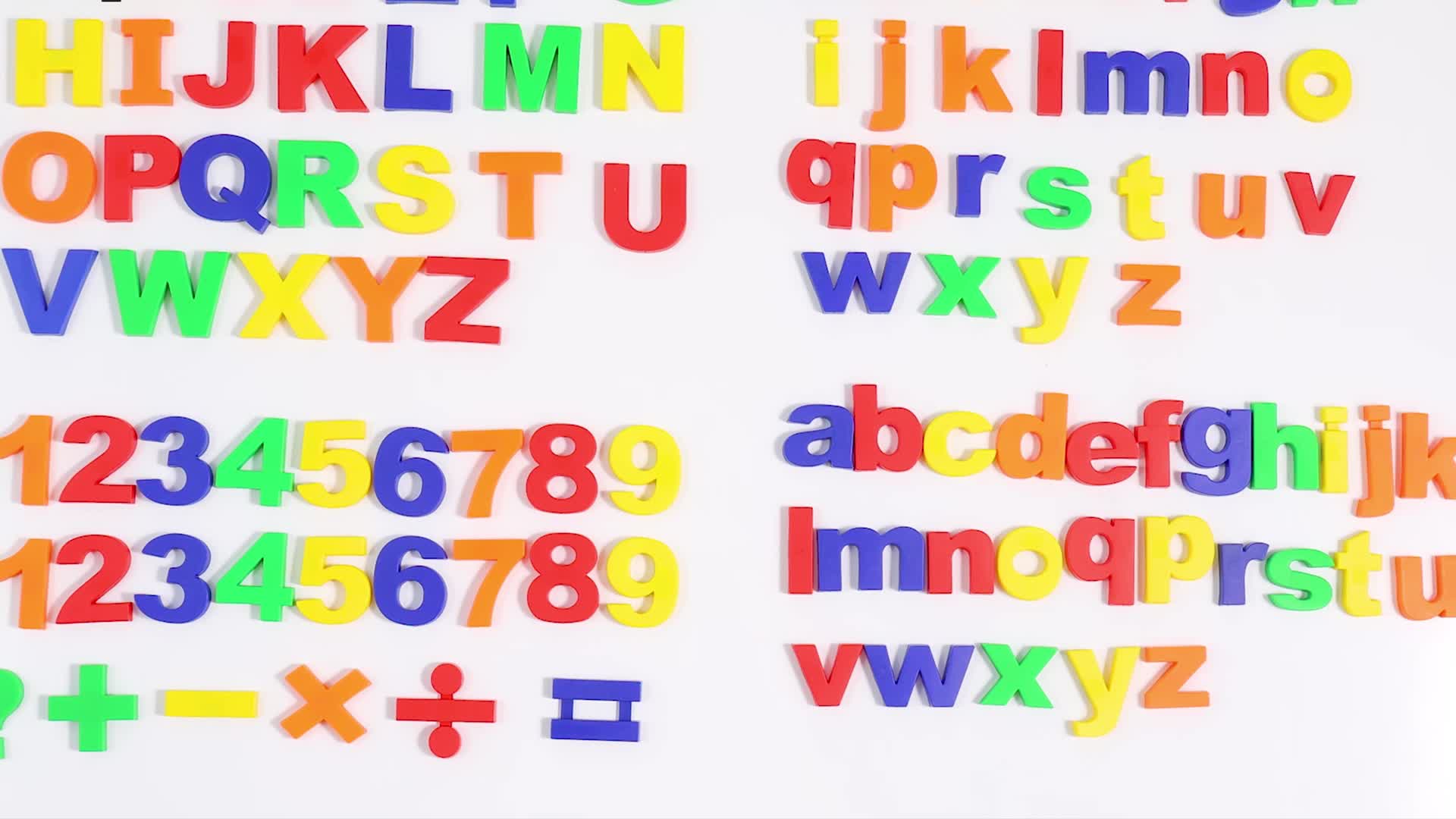 Magnetic Letters and Numbers Set 103pcs - Alphabet Fridge Magnets 1.75in Educational Learning Toy for Preschool Kids Spelling Counting Math