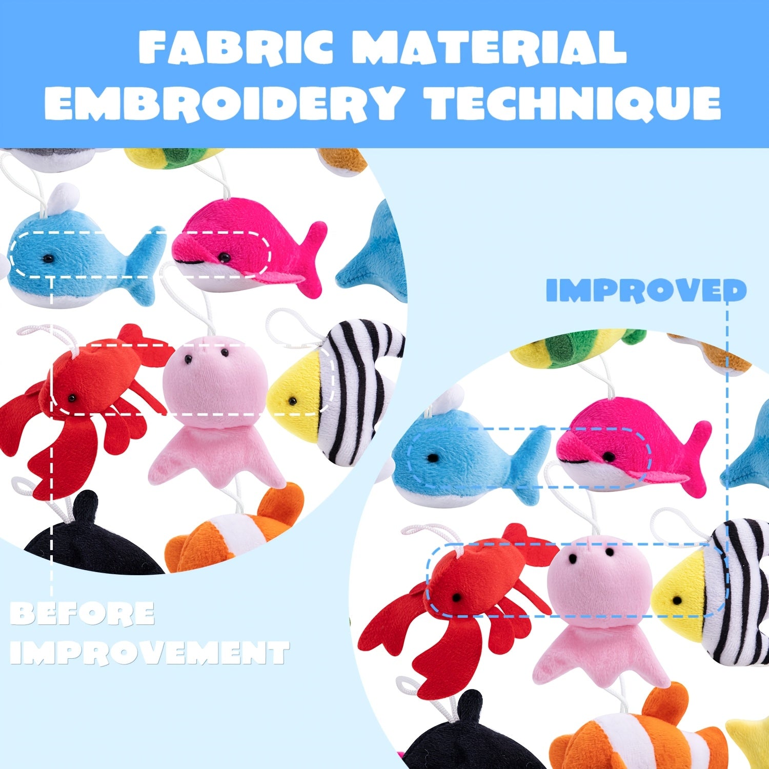 24PCS Sea Animal Plush Toys Bulk with Keychains – 24 Different Ocean Animals 2.5-3 Inch, Birthday Party Favors, Pinata Fillers, Goodie Bag Stuffers, Carnival Prizes, Easter Basket Fillers for Kids