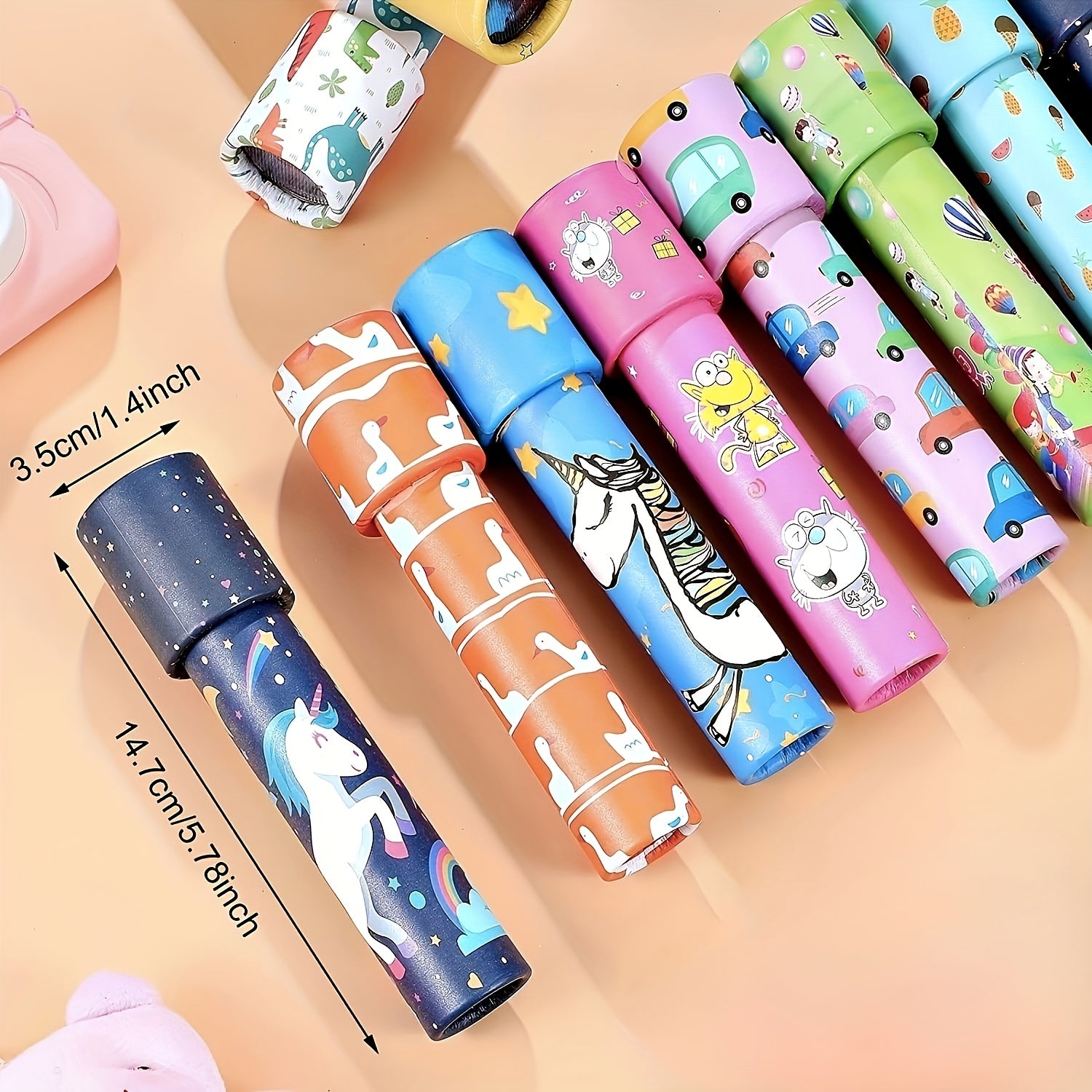 Classic Kaleidoscopes 18pcs Party Favors - Vintage Educational Toys for Kids Birthday Goodie Bag Fillers Classroom Prizes Stocking Stuffers Carnival Gifts