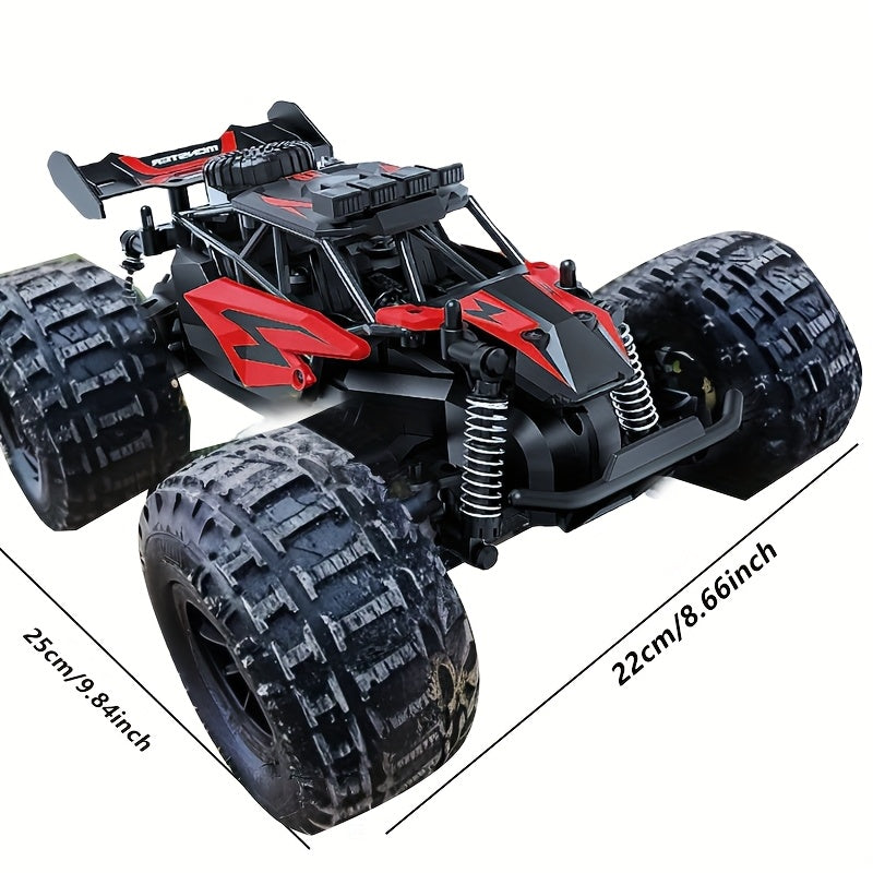 High-Speed RC Off-Road Truck with Full Bearings & Durable Alloy Steel - Remote Control Monster Truck for Boys Ages 6+ Halloween Christmas Birthday Gift