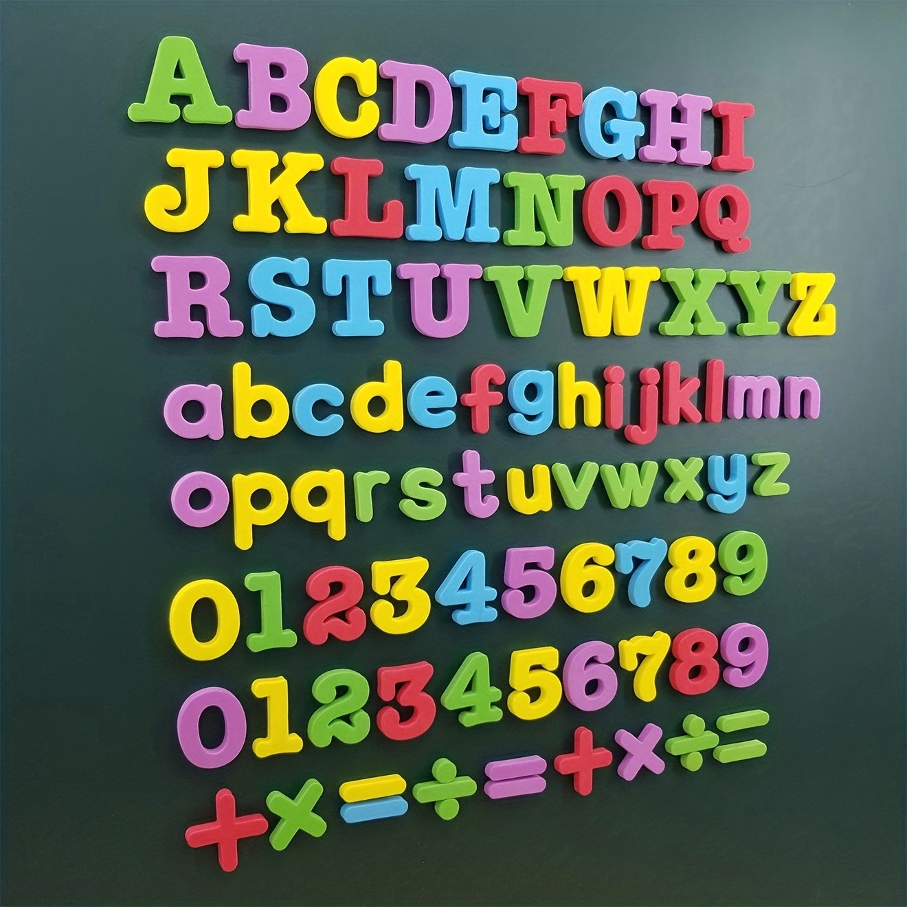 Magnetic Alphabet & Numbers Set 79 Pcs Colorful – Educational Spelling & Counting Learning Toy for Kids Toddlers Fridge Magnets