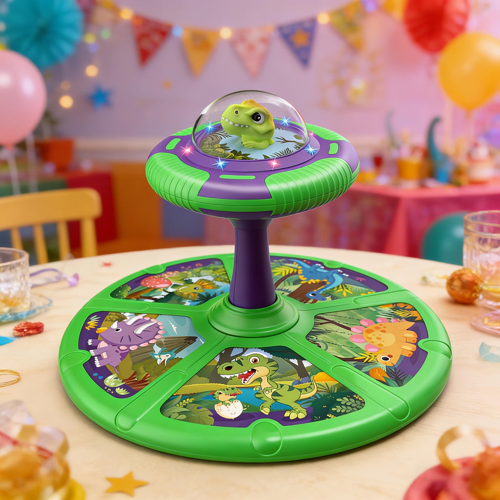Sit and Spin Toy 360 Degree Spinning Seat for Toddlers Kids - Classic Indoor Active Play Sensory Toy Birthday Gift for Boys Girls Ages 1-4 Green